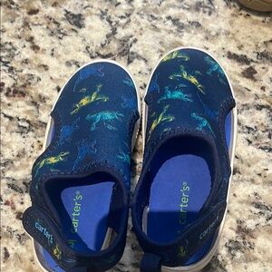 Carter's Navy and Green Dinosaur Sneakers